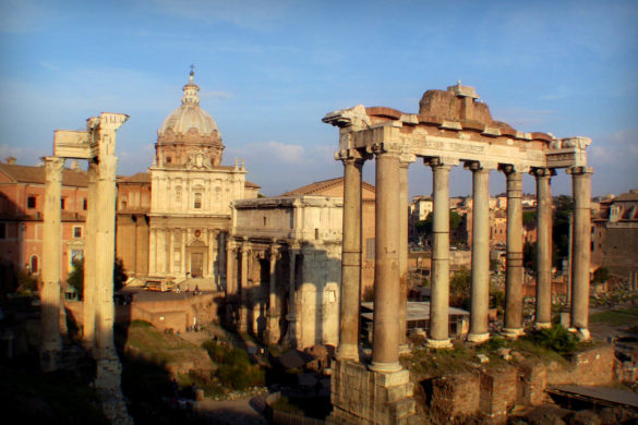 Roman Forum Panoramic Rome for Cruisers with RomeCabs